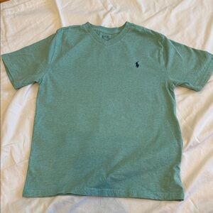 Boys Green Polo Ralph Lauren Short Sleeve T-Shirt  Large 14-16
